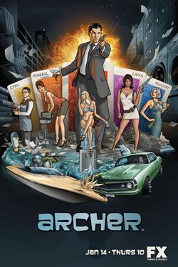 Смотреть онлайн Спецагент Арчер 1 сезон (2010)